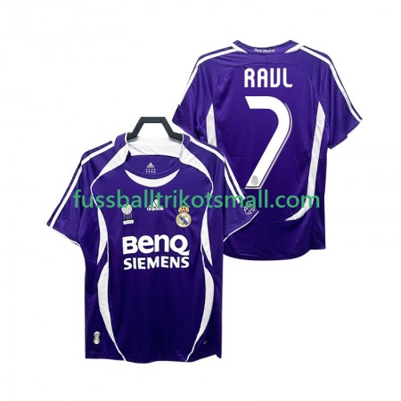 Fußballtrikots Real Madrid RAUL 7 206 2007 Retro Kurzarm Auswärts-trikot kaufen